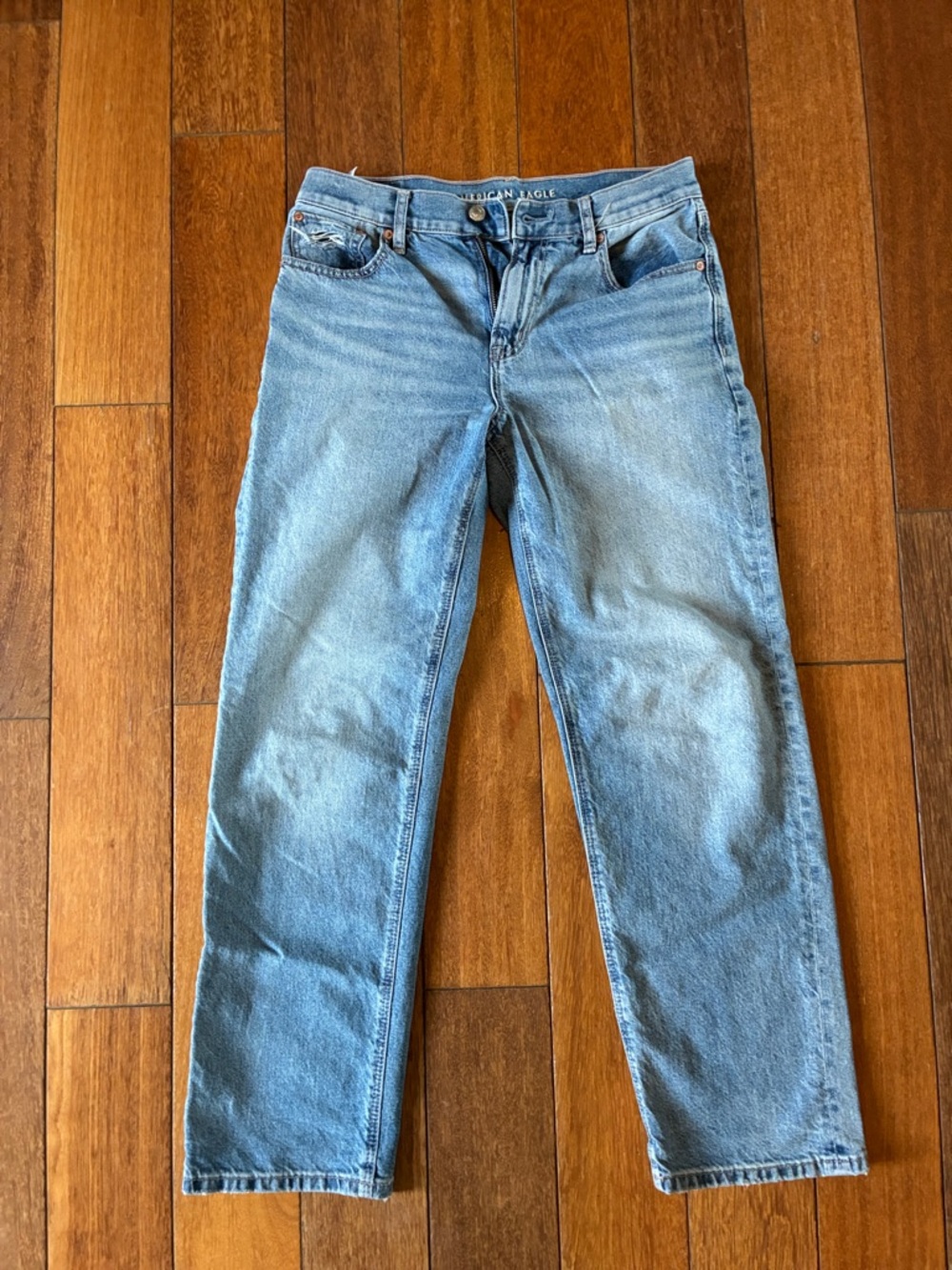 American Eagle Outfitters Light Wash Men's Jeans - Relaxed Straight